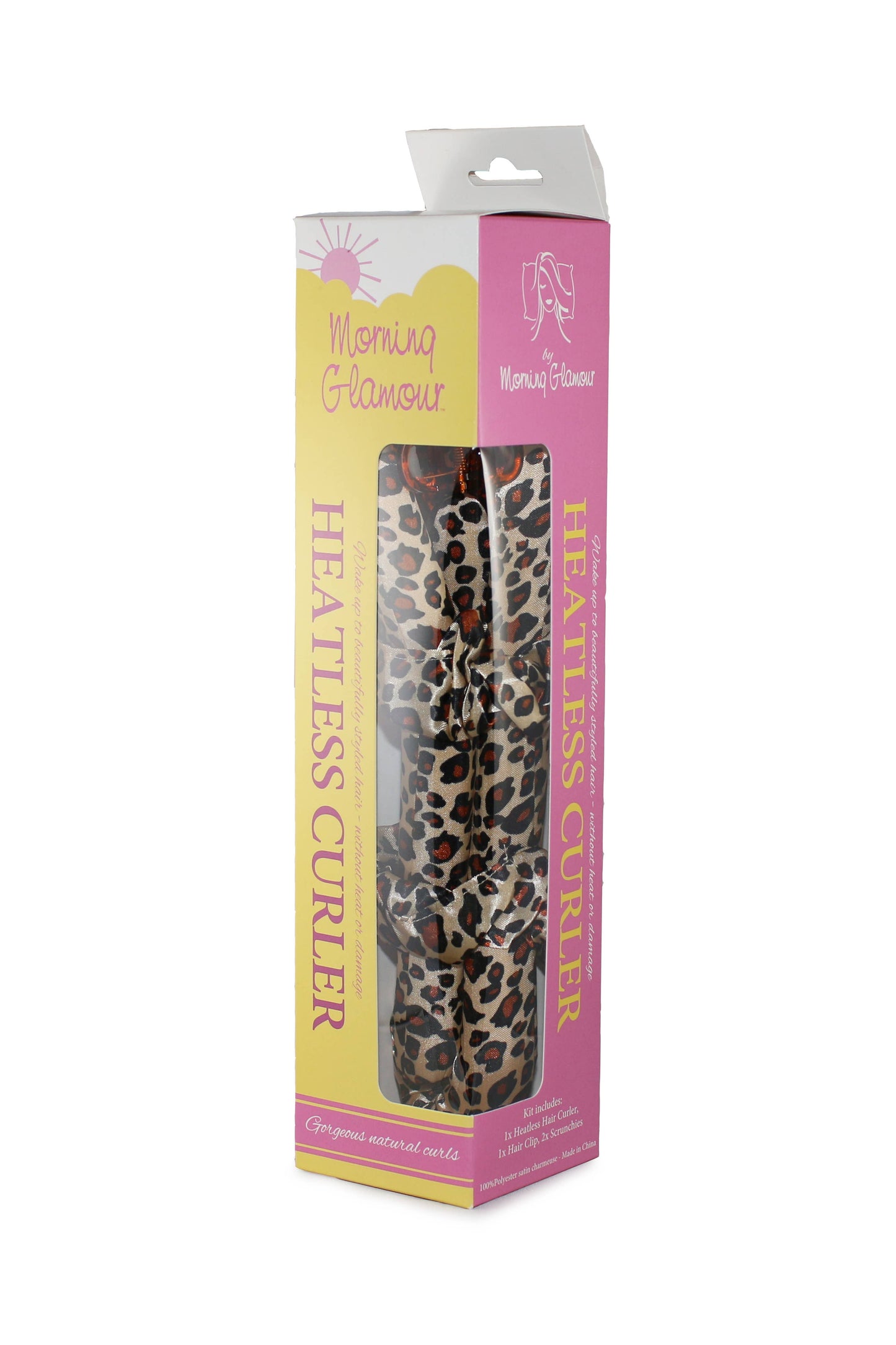 Heatless Satin Curler in Signature Box: LEOPARD