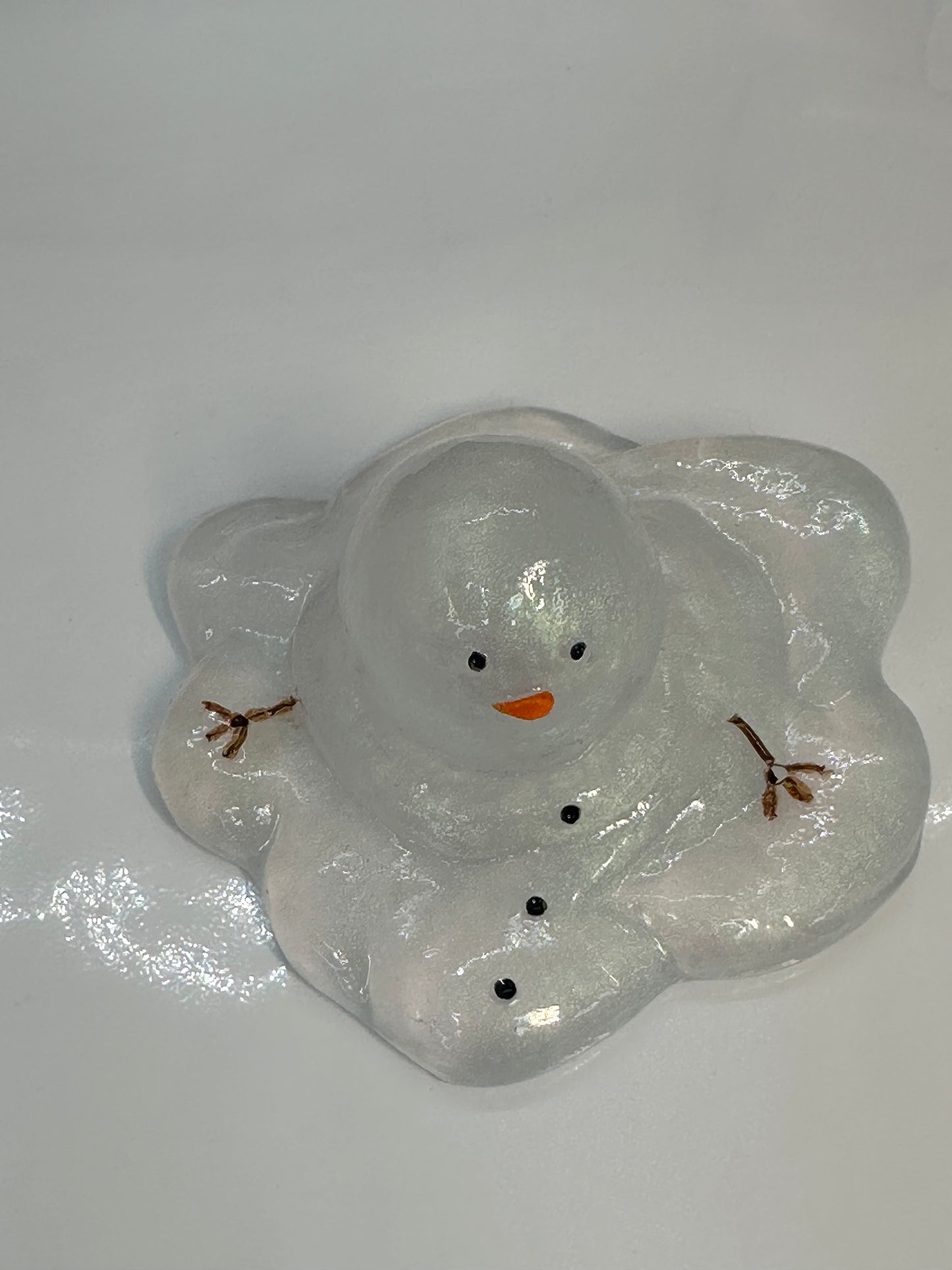 Melting Snowman Figurine