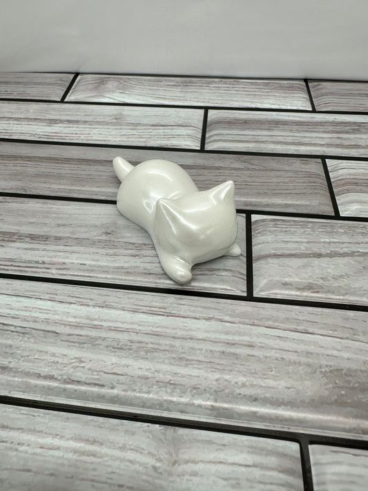 Pearl White Cat Pen Rest Home Decor