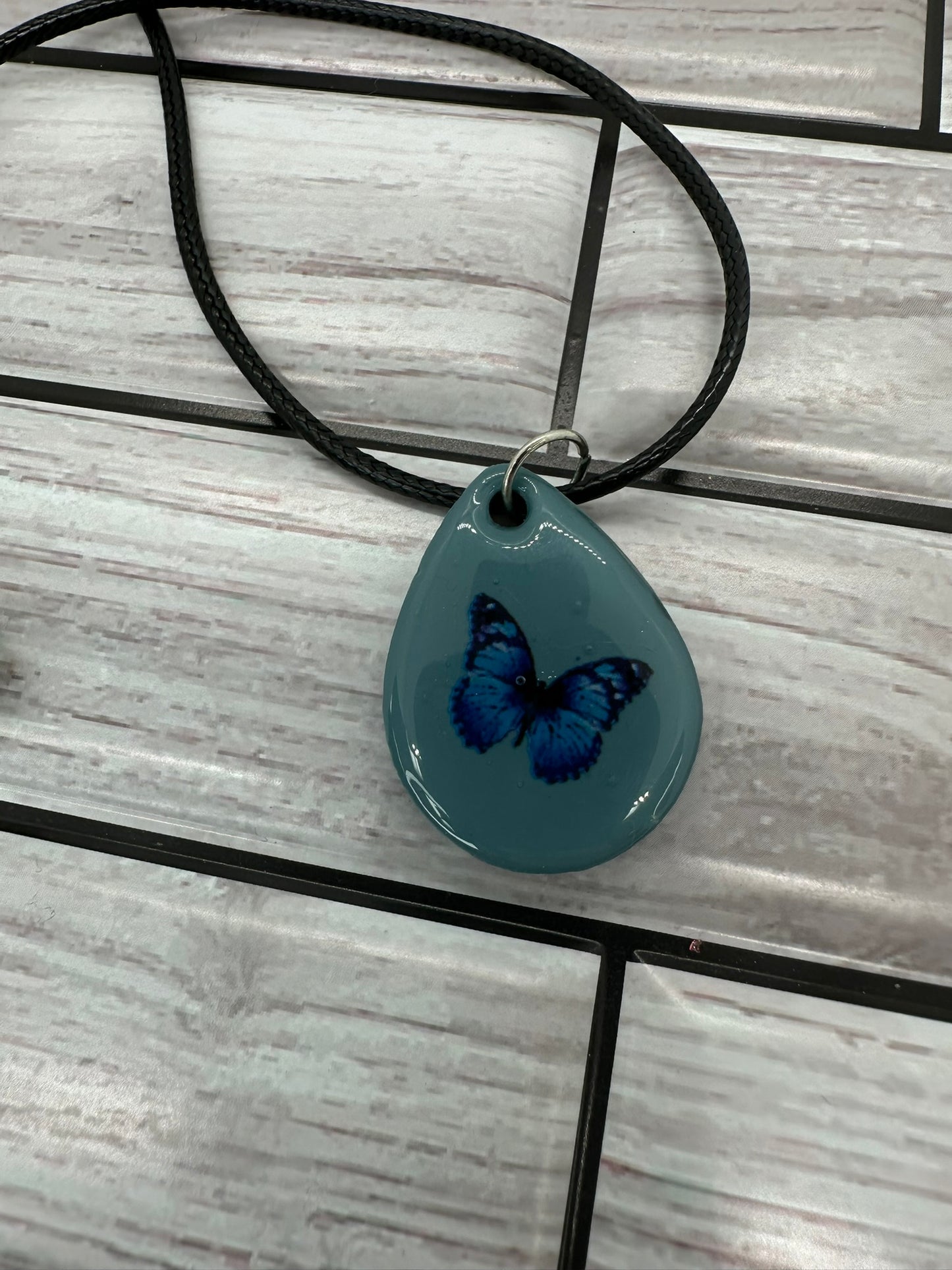 Flutter By Resin Necklace