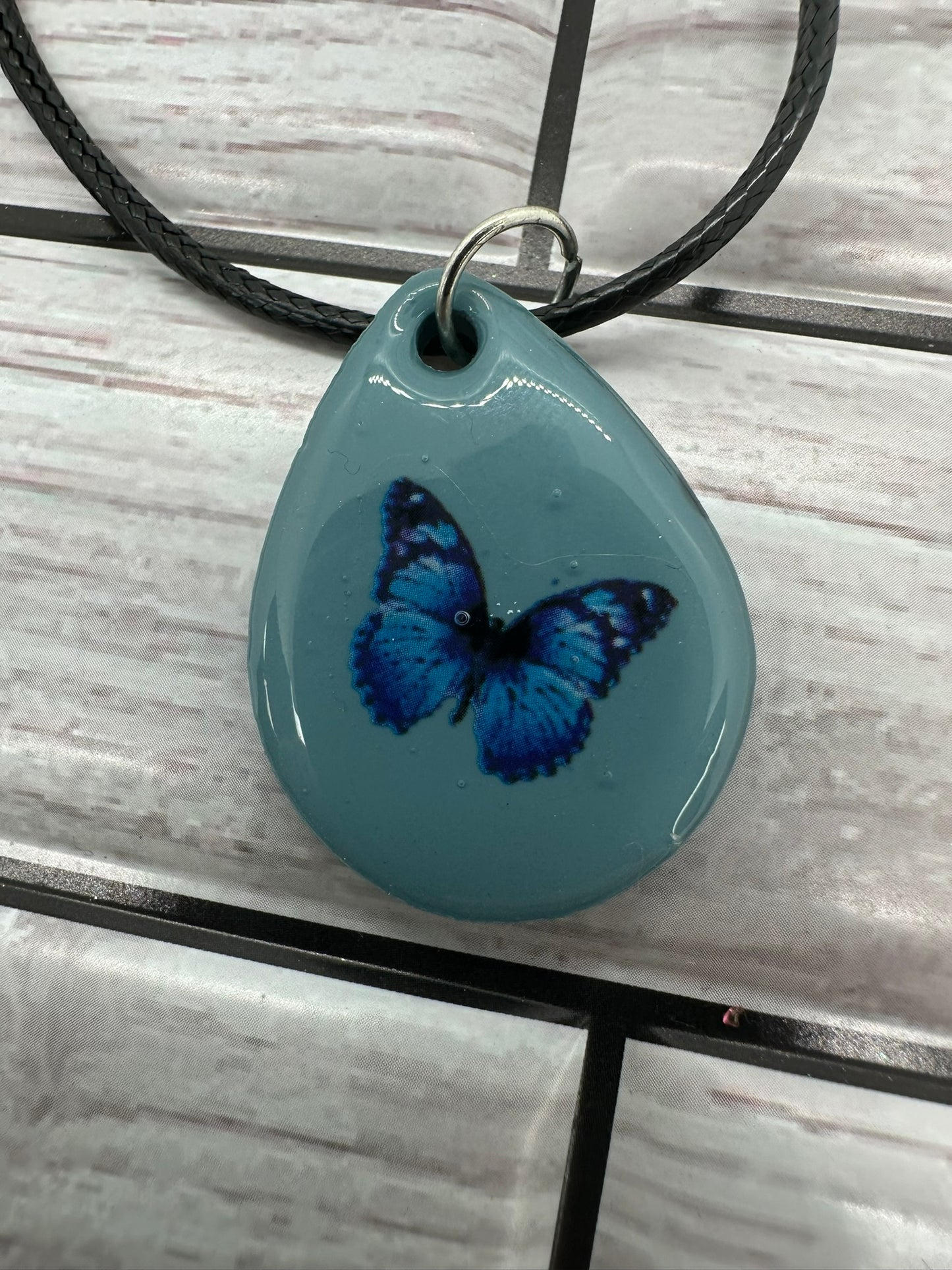 Flutter By Resin Necklace