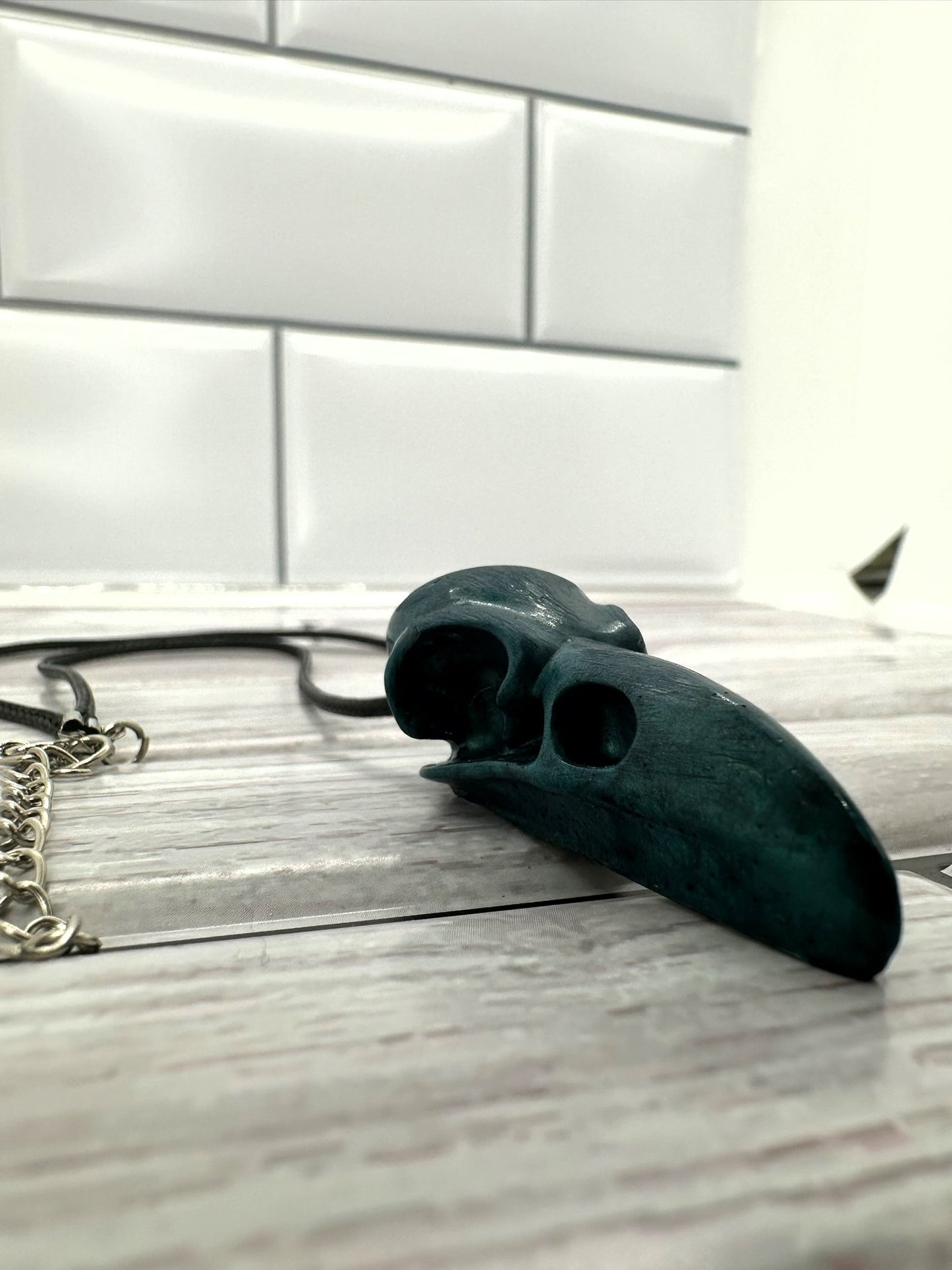 Raven's Rest Resin Necklace