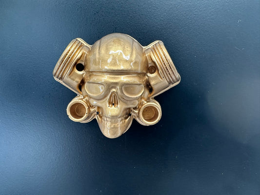 Gold Skull Resin Magnet