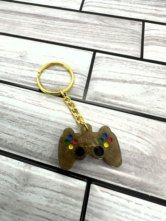 Retro Gamer Controller Keychain