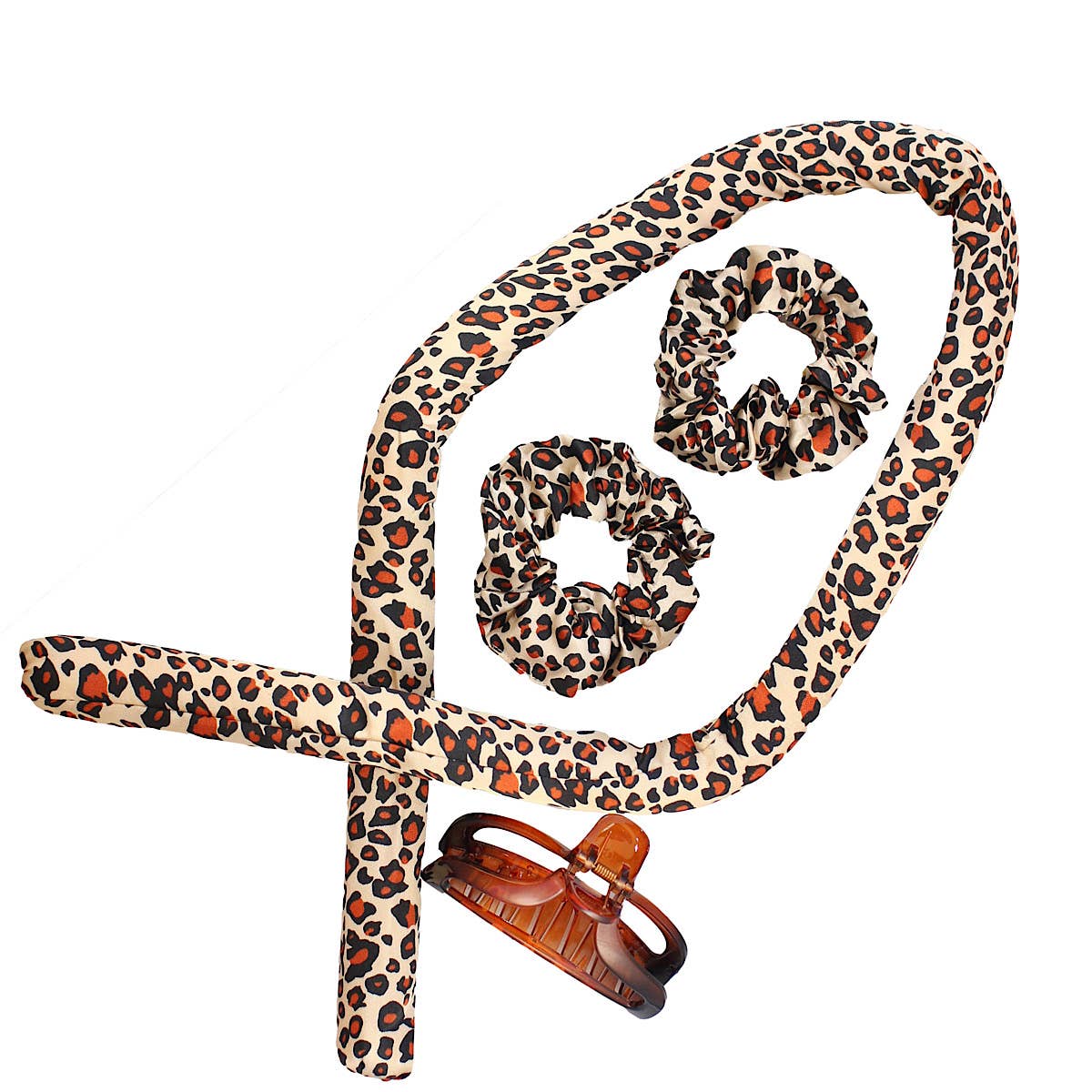 Heatless Satin Curler in Signature Box: LEOPARD
