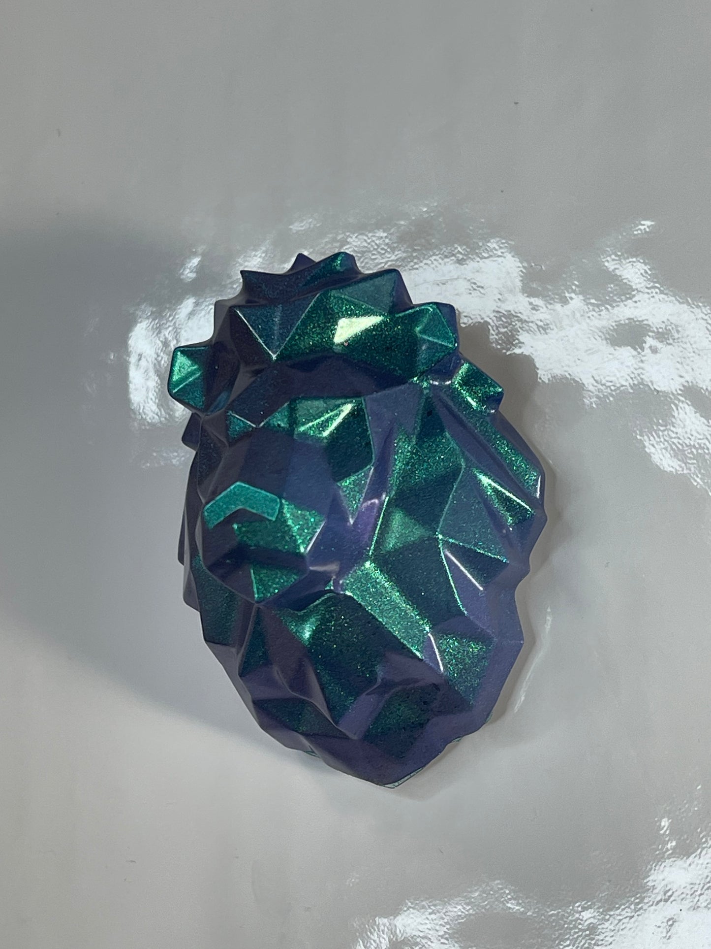 Lion Head Fridge Magnet Color Shift