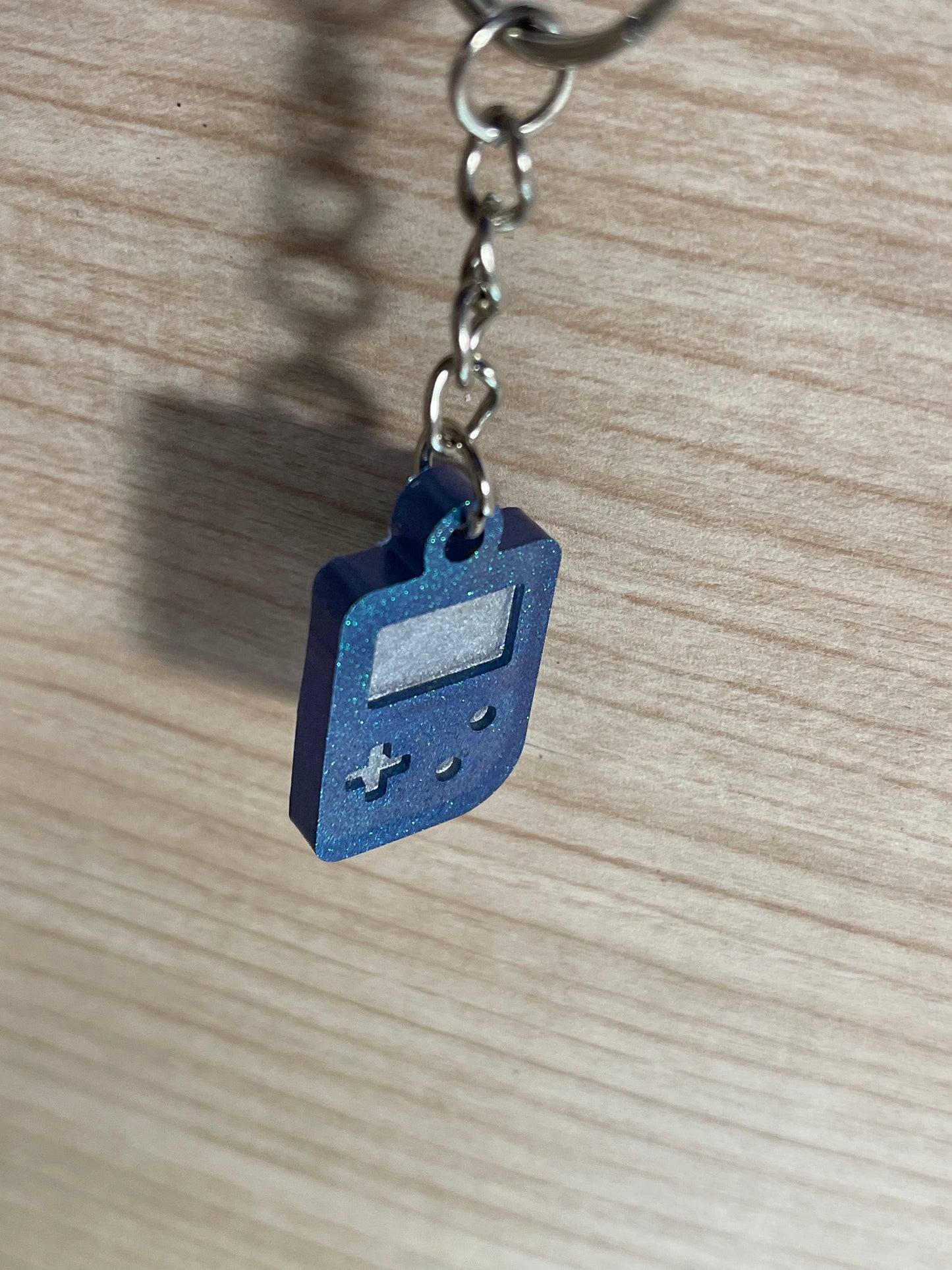 Game Boy Color Shift Gamer Keychain Controller