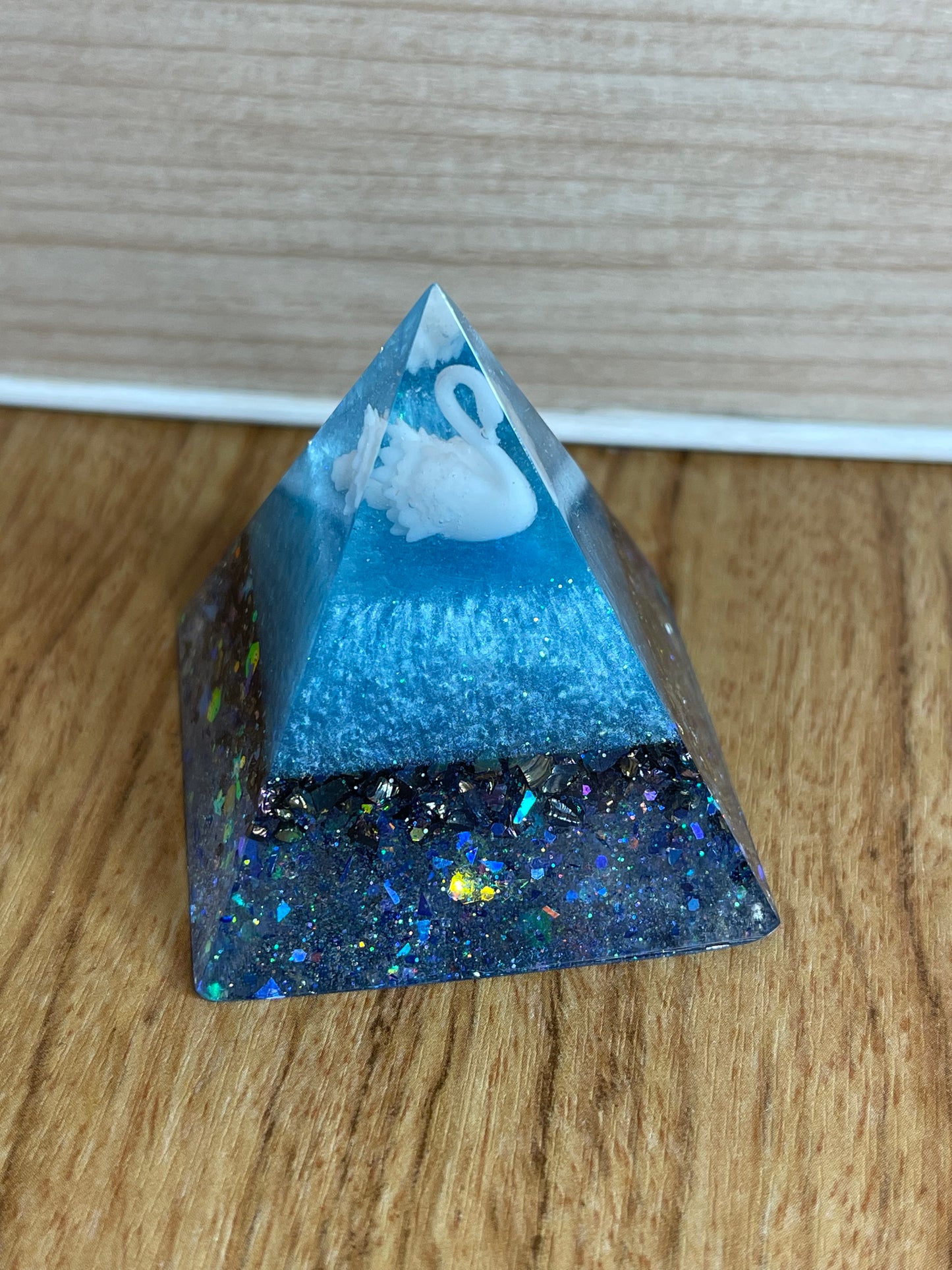 Swan in the Lake Pyramid Home Office Decor Decoration