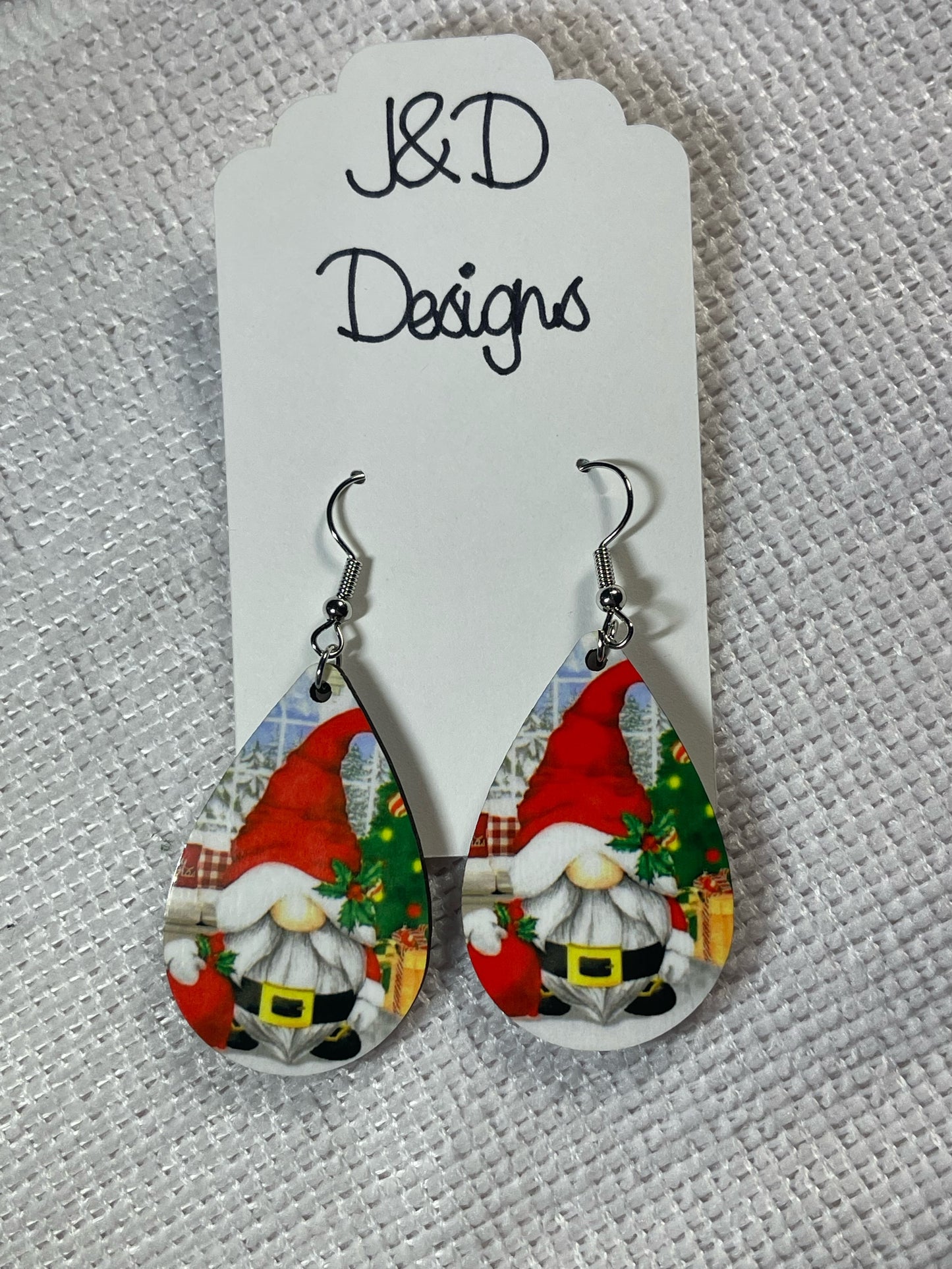 Gnome Christmas Earrings