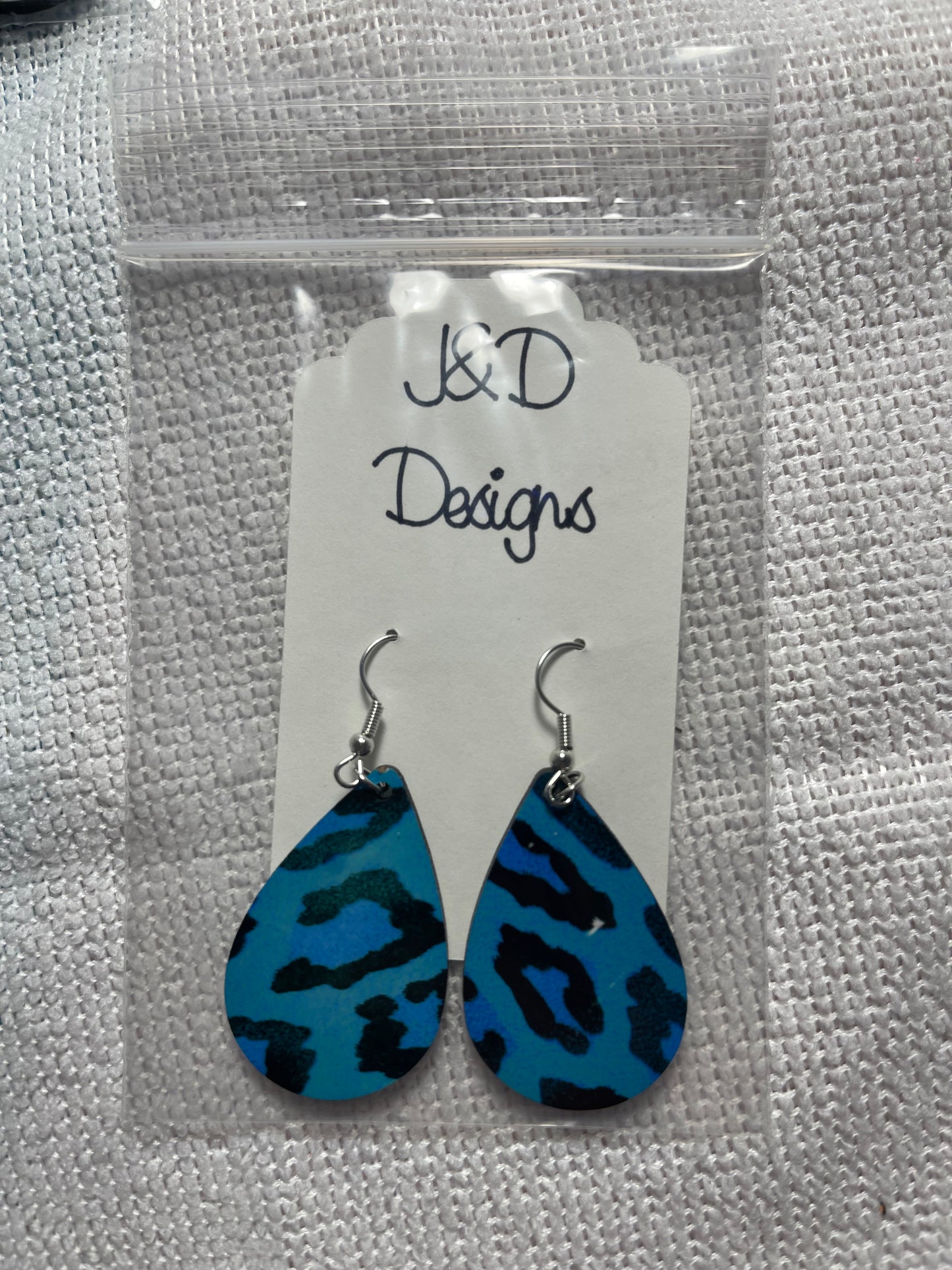 Teardrop Earrings - Multiple Styles Available - Skulls Christmas Leopard Antique