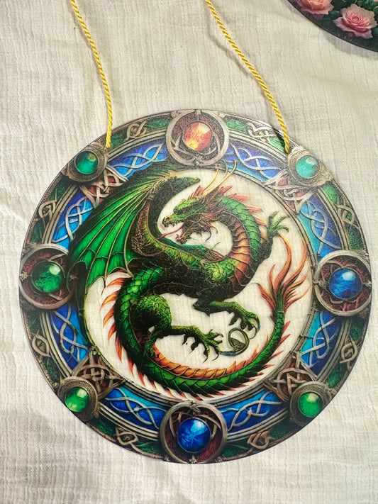 Green Dragon Sun Catcher