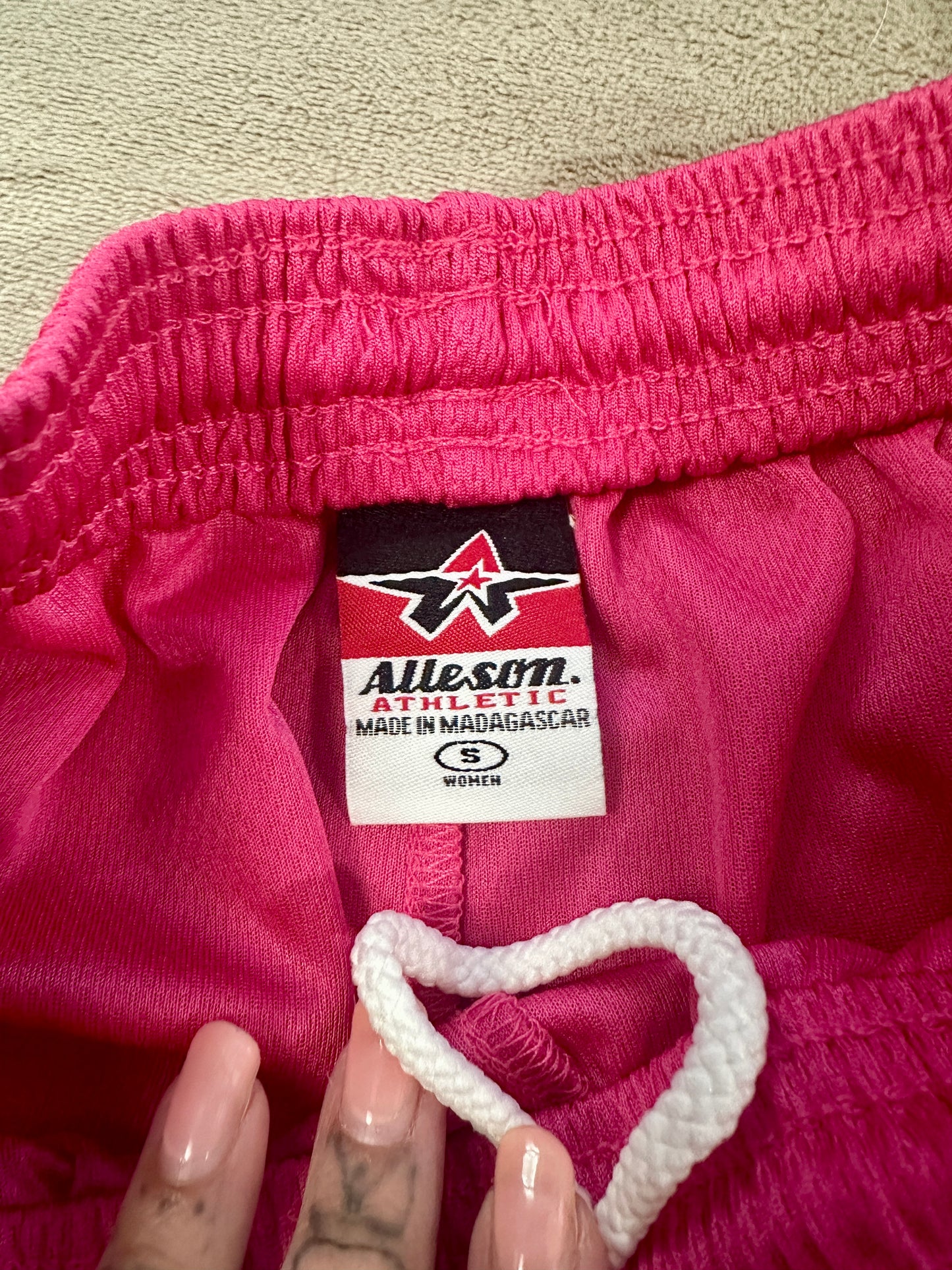 Small Womens Pink Basketball Shorts