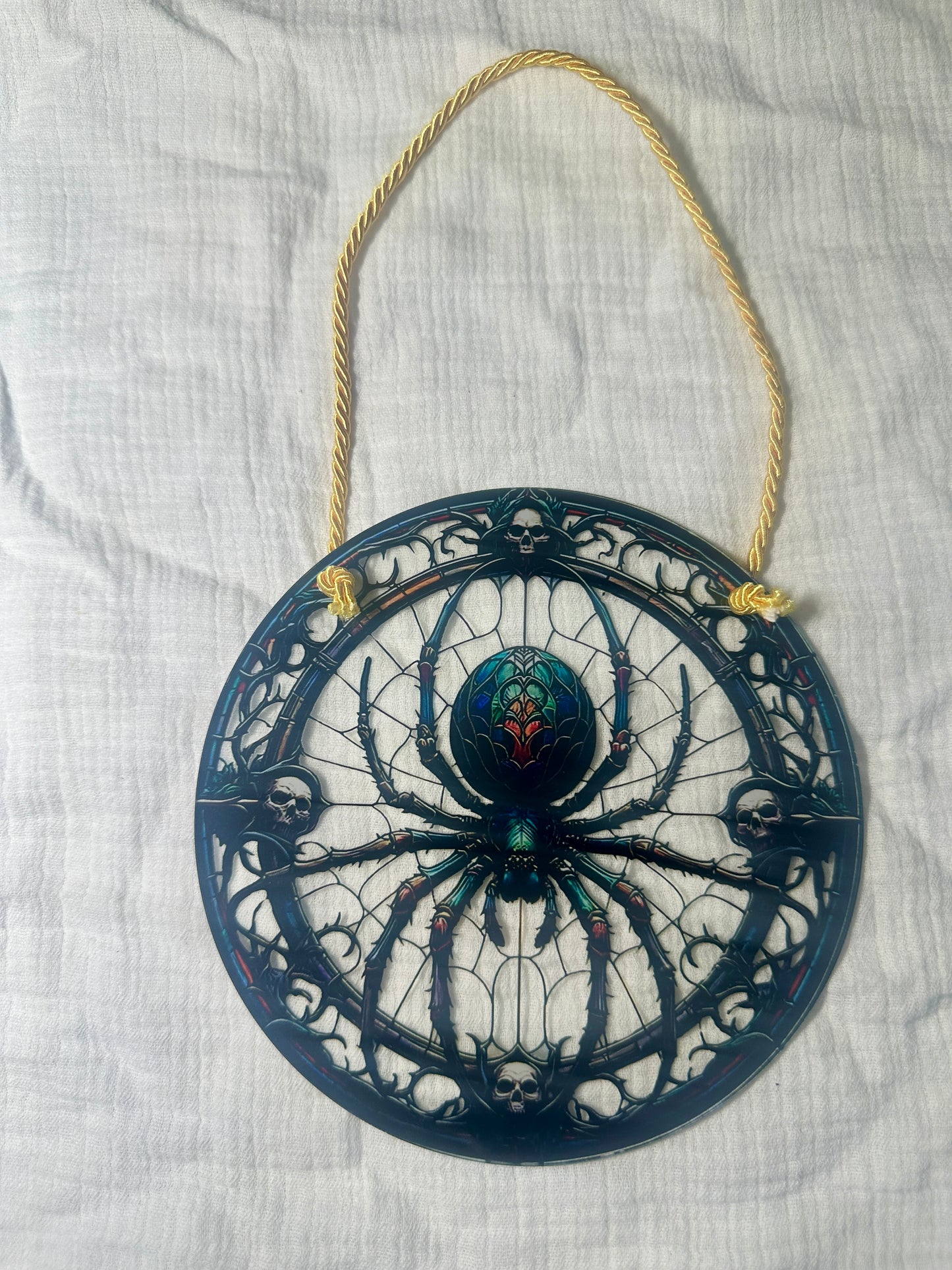Acrylic Spider Sun Catcher