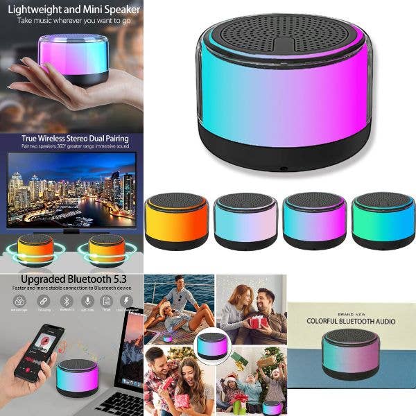 Colorful Bluetooth - USB Re-Chargeable - LED Multi Color