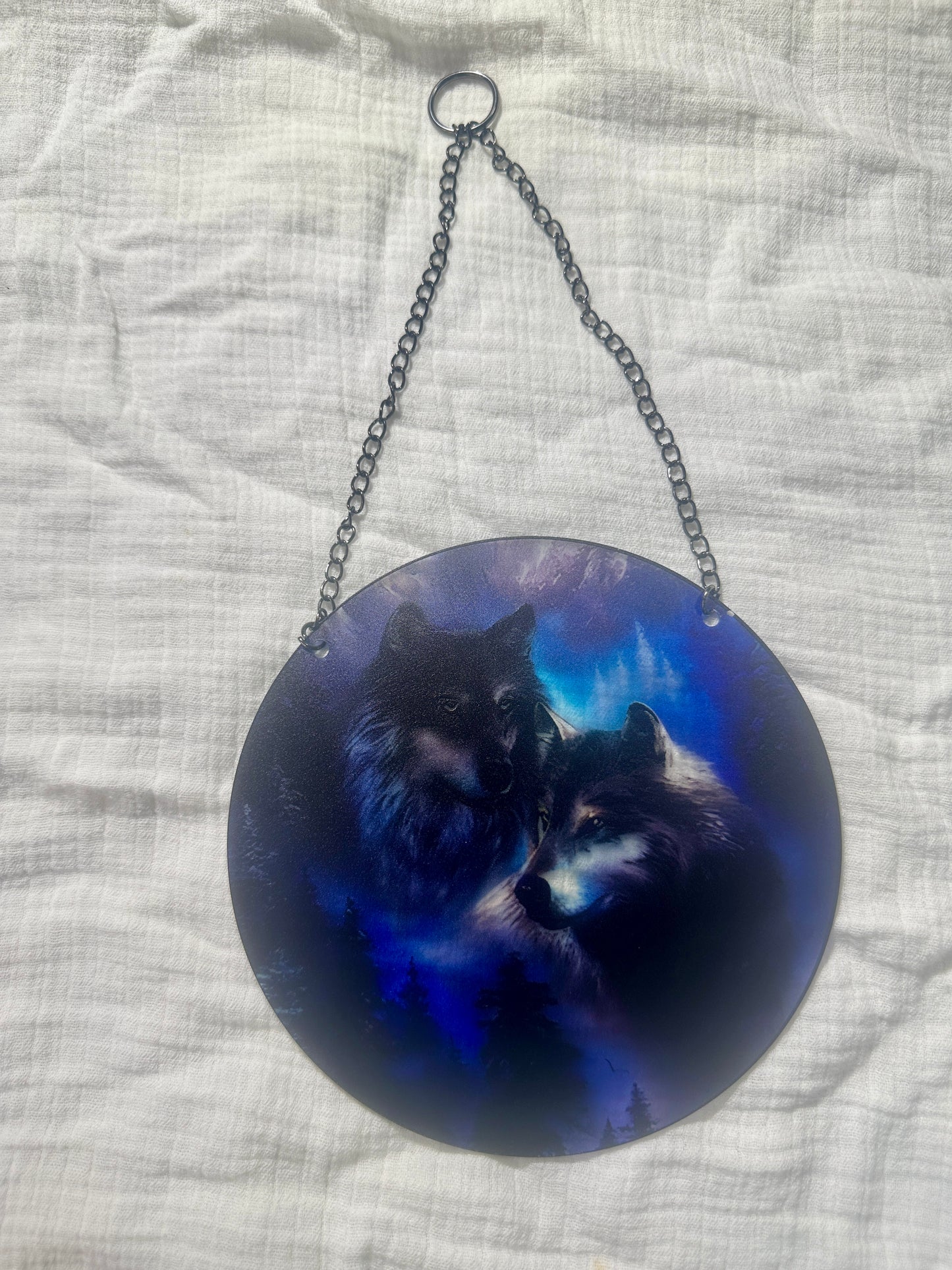 Sky Wolves Sun Catcher