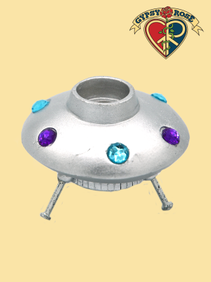 Space Ship Back flow Incense Burner