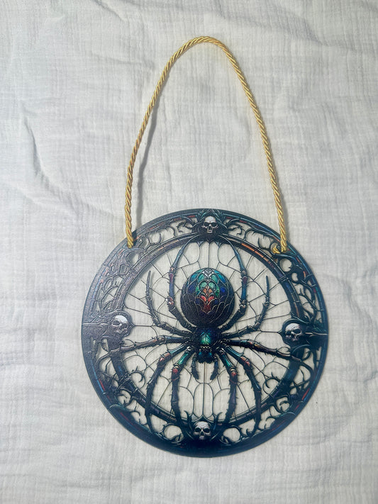 Acrylic Spider Sun Catcher
