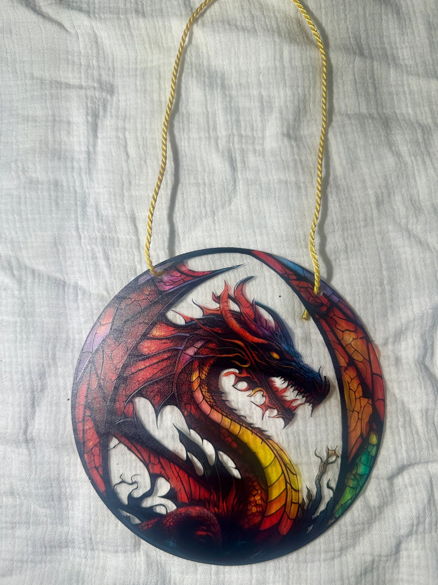 Red Dragon Sun Catcher