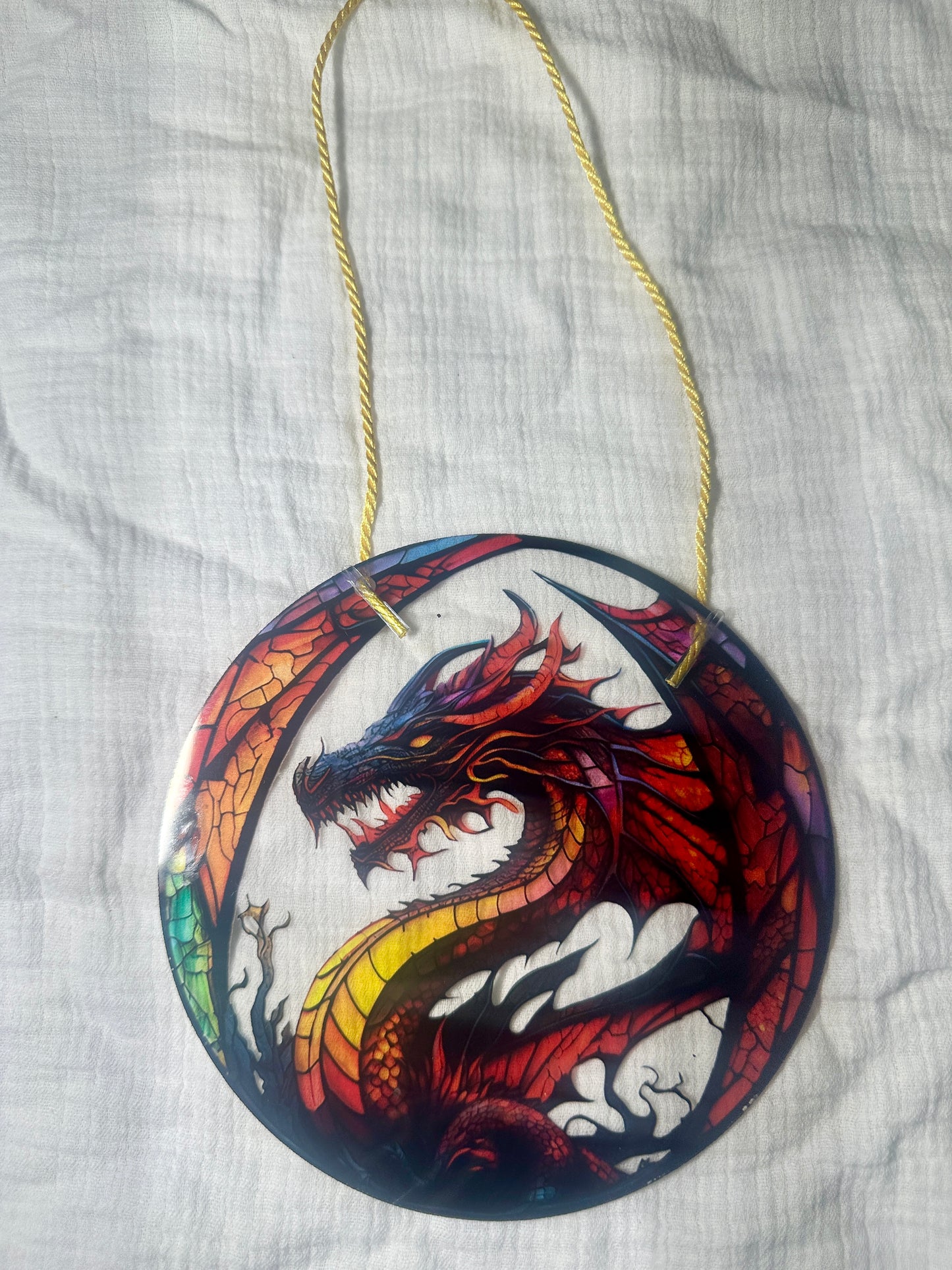 Red Dragon Sun Catcher