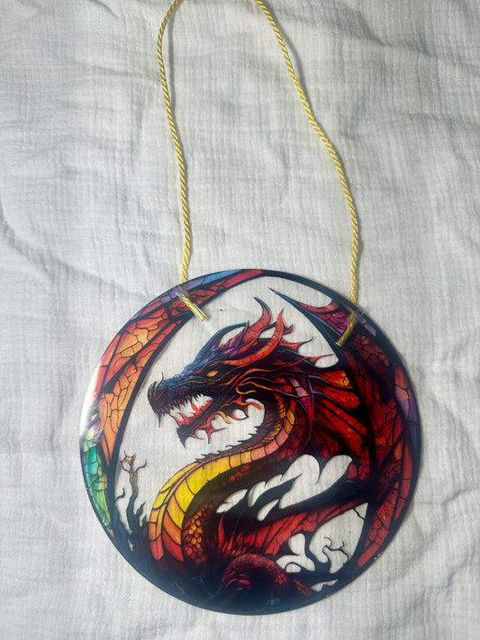 Red Dragon Sun Catcher