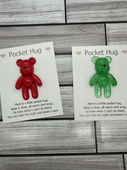 Resin Bear Pocket Hugs Style 2