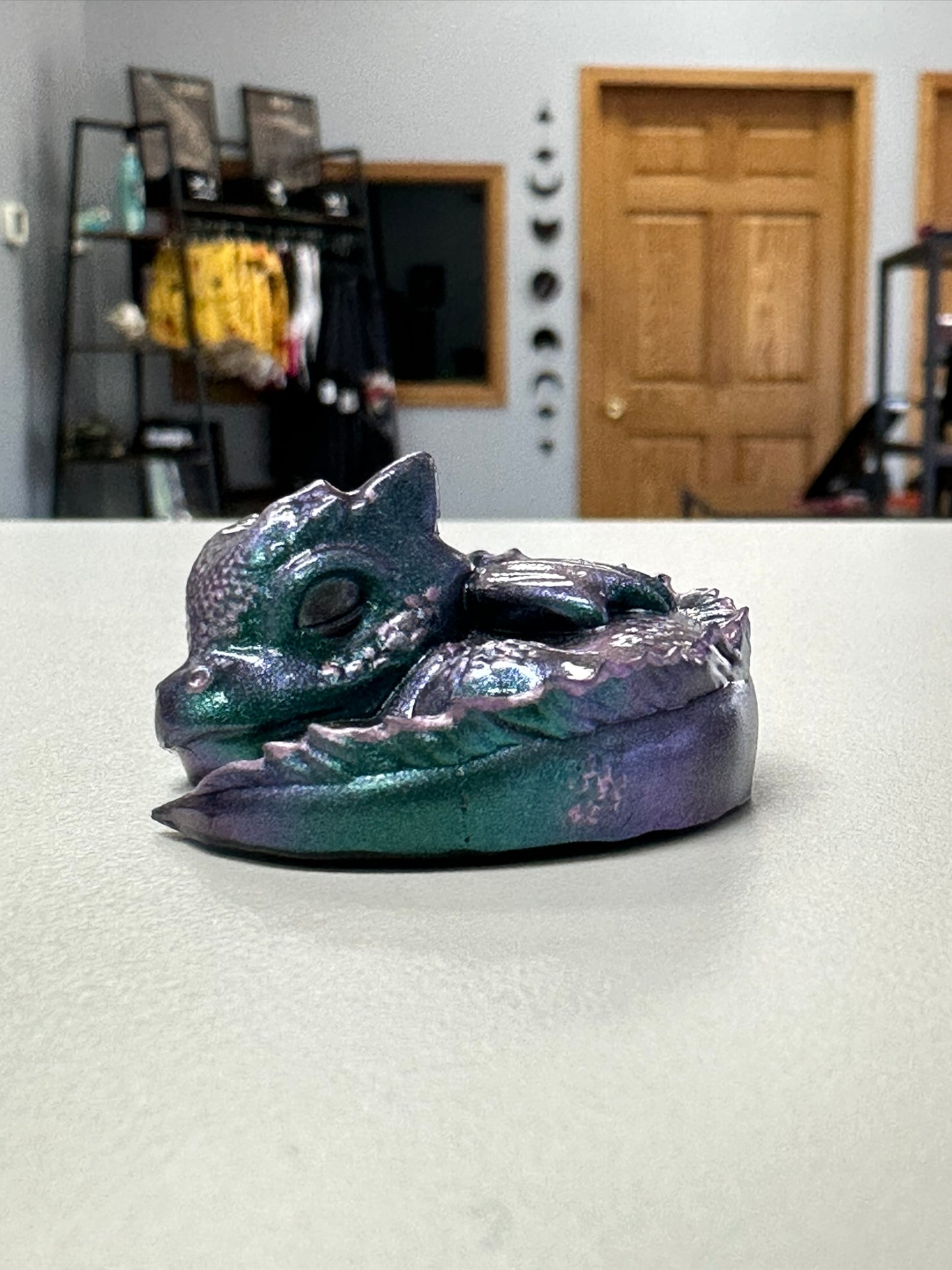 Dreamtime Dragon Resin Sculpture