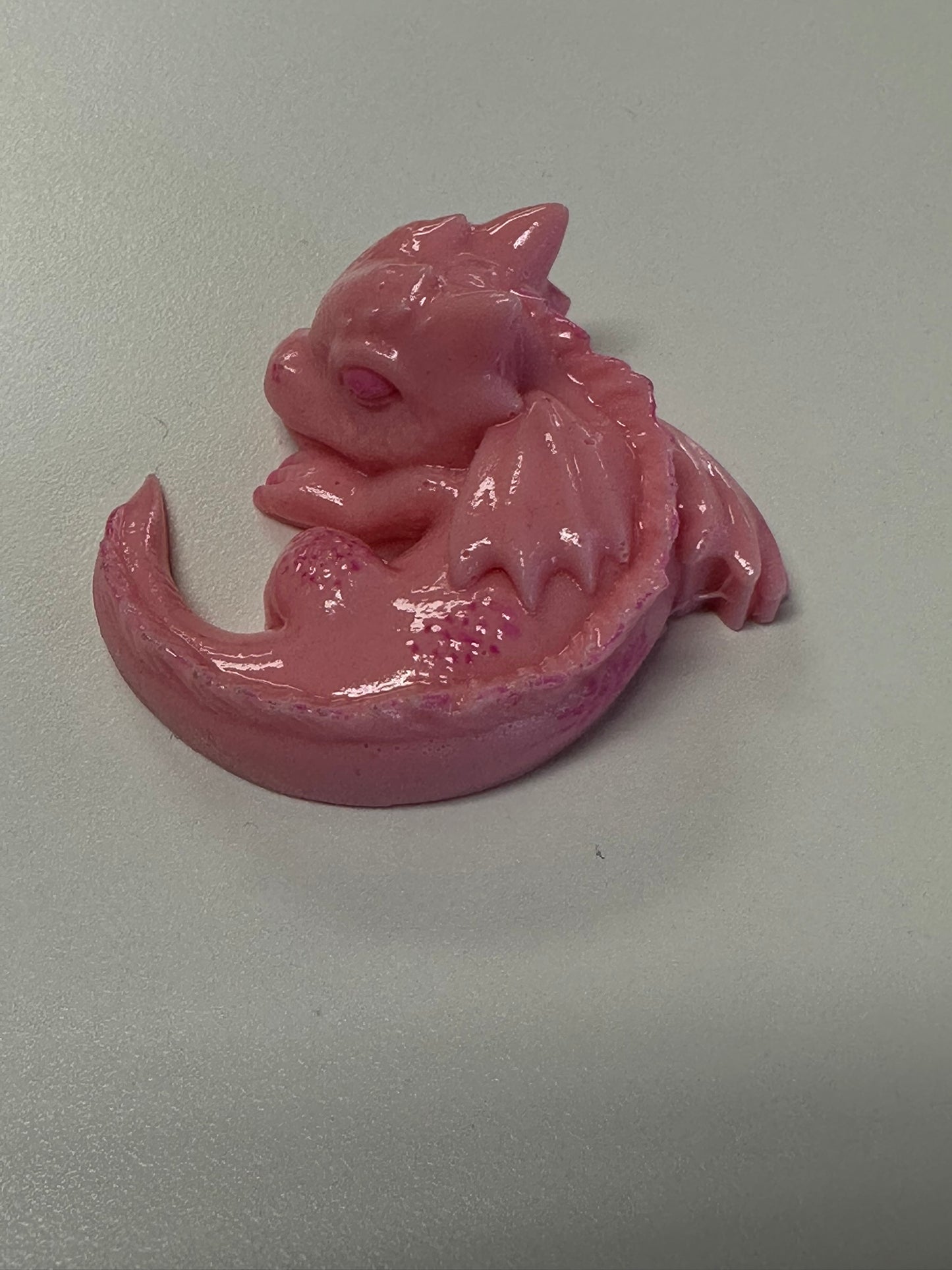 Pink Dreamtime Dragon Resin Sculpture