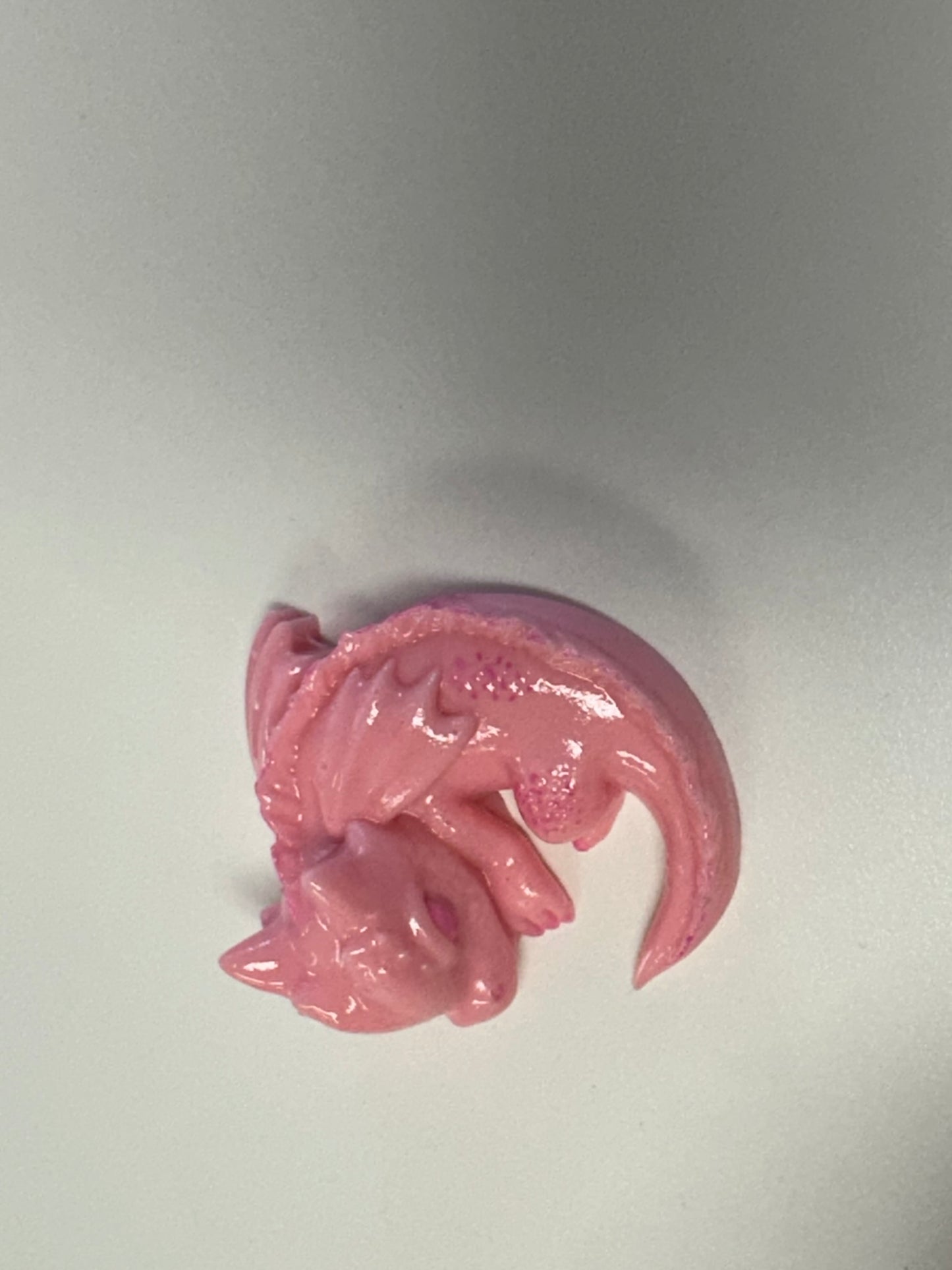 Pink Dreamtime Dragon Resin Sculpture