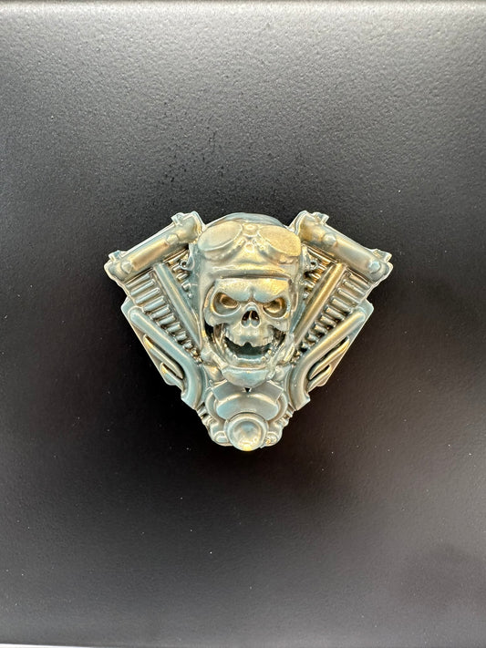 Pilot Skull Resin Fridge Magnet