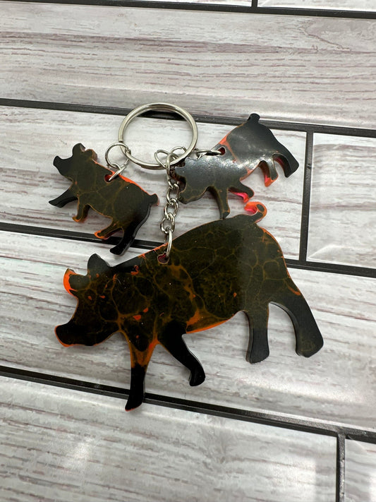 Oink-spiring Keychain