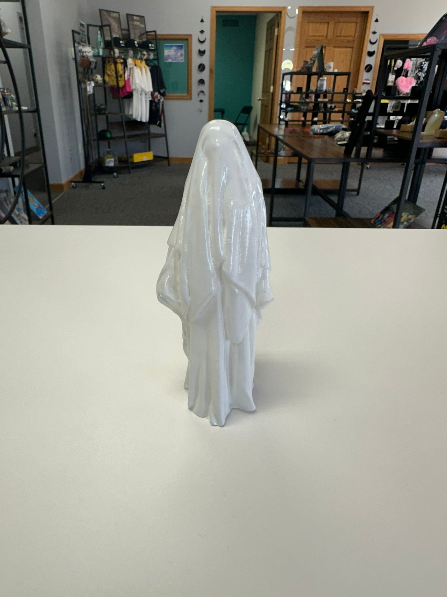 Ghostly Figure Plaster Figurine 5in