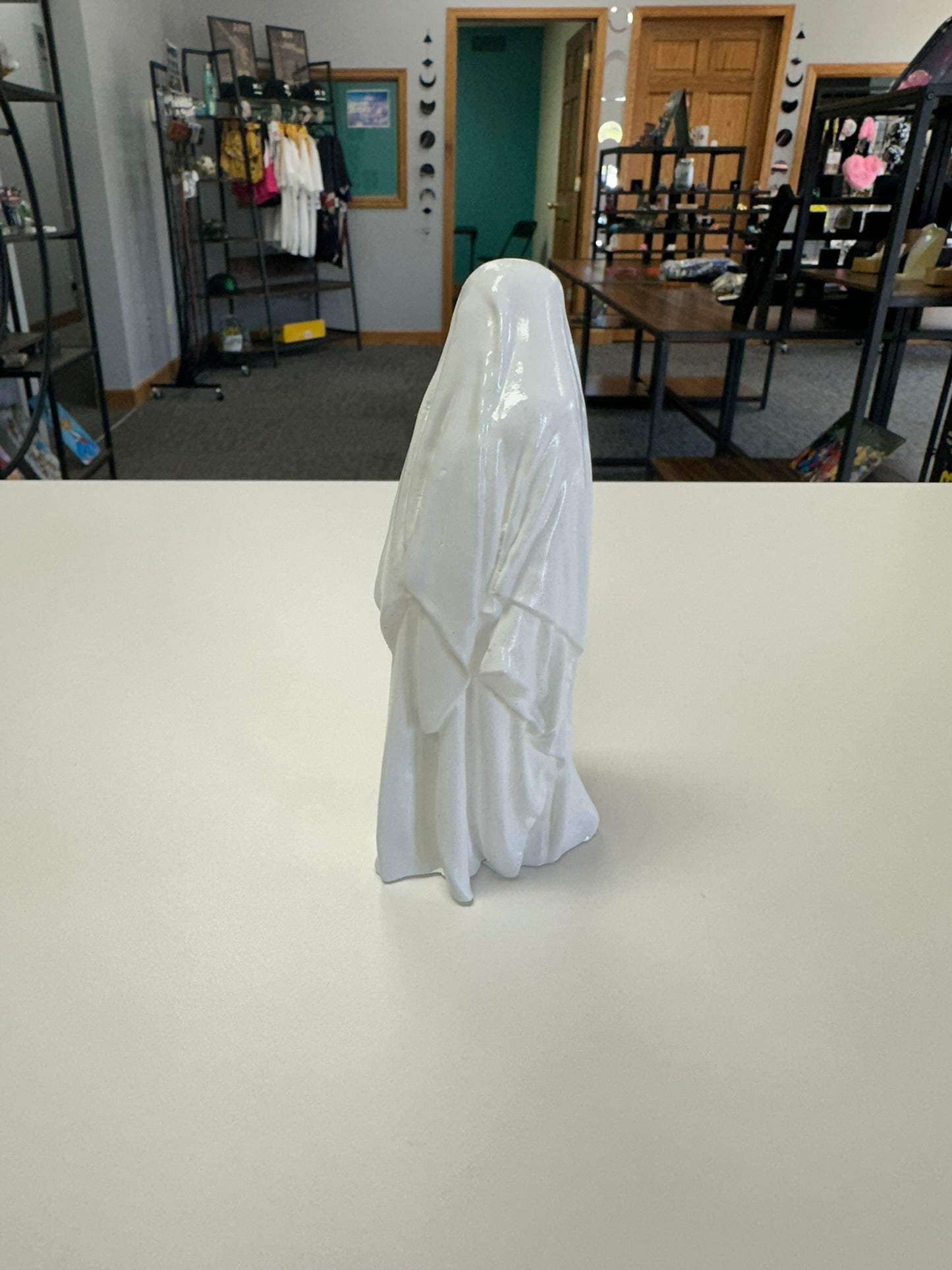 Ghostly Figure Plaster Figurine 5in