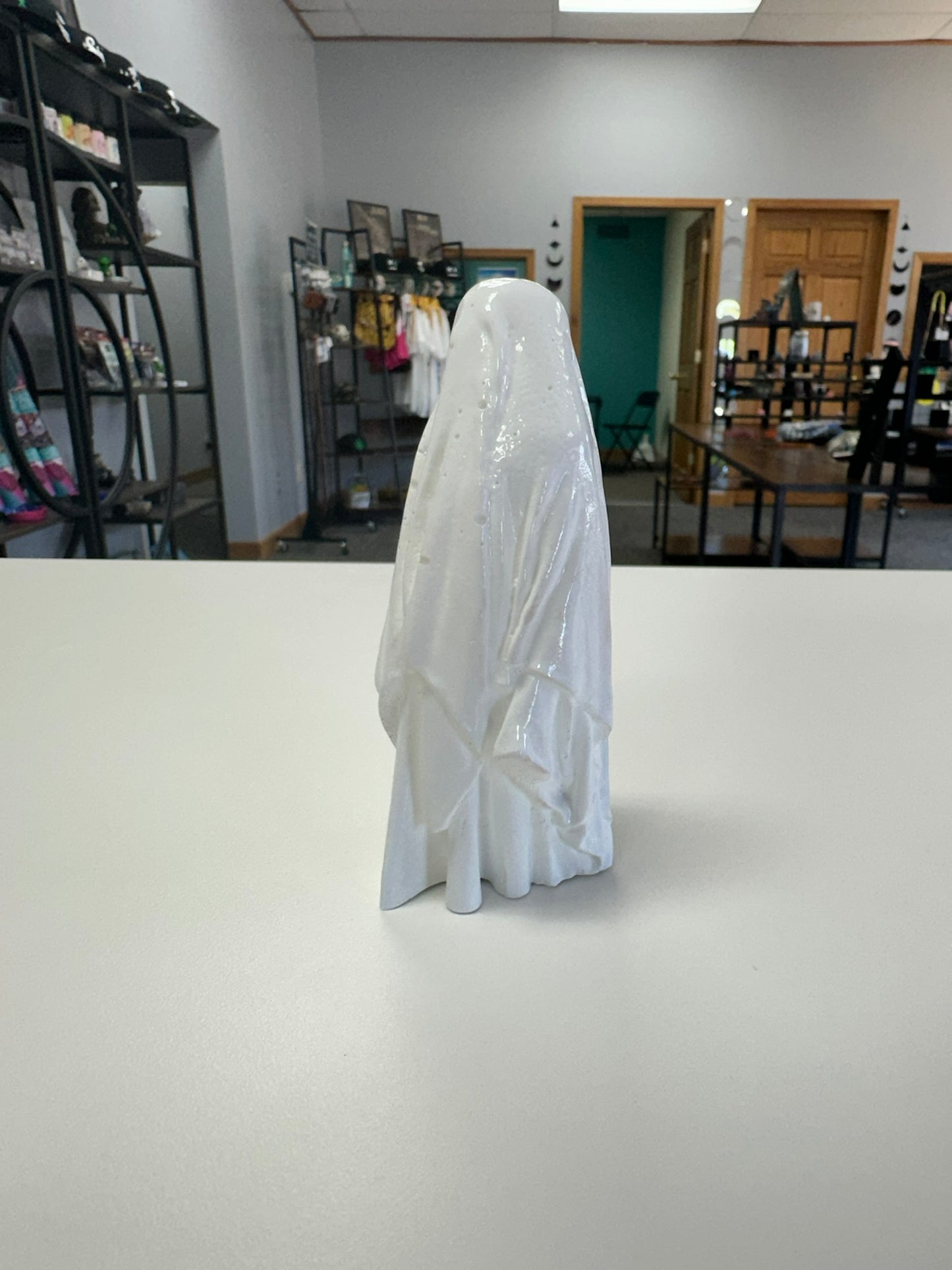 Ghostly Figure Plaster Figurine 4in