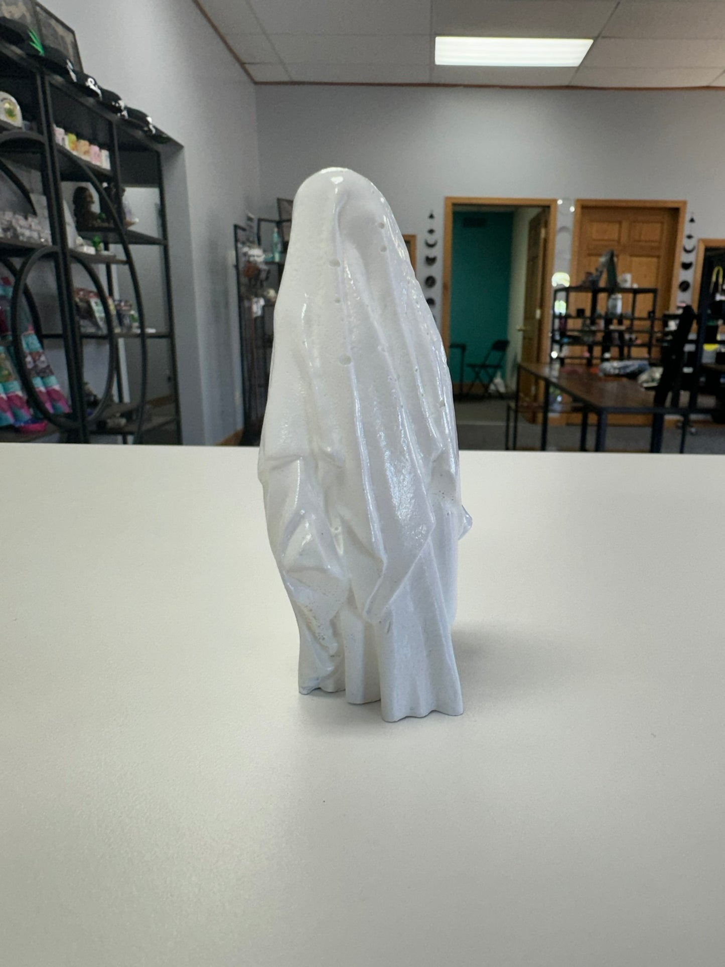 Ghostly Figure Plaster Figurine 4in