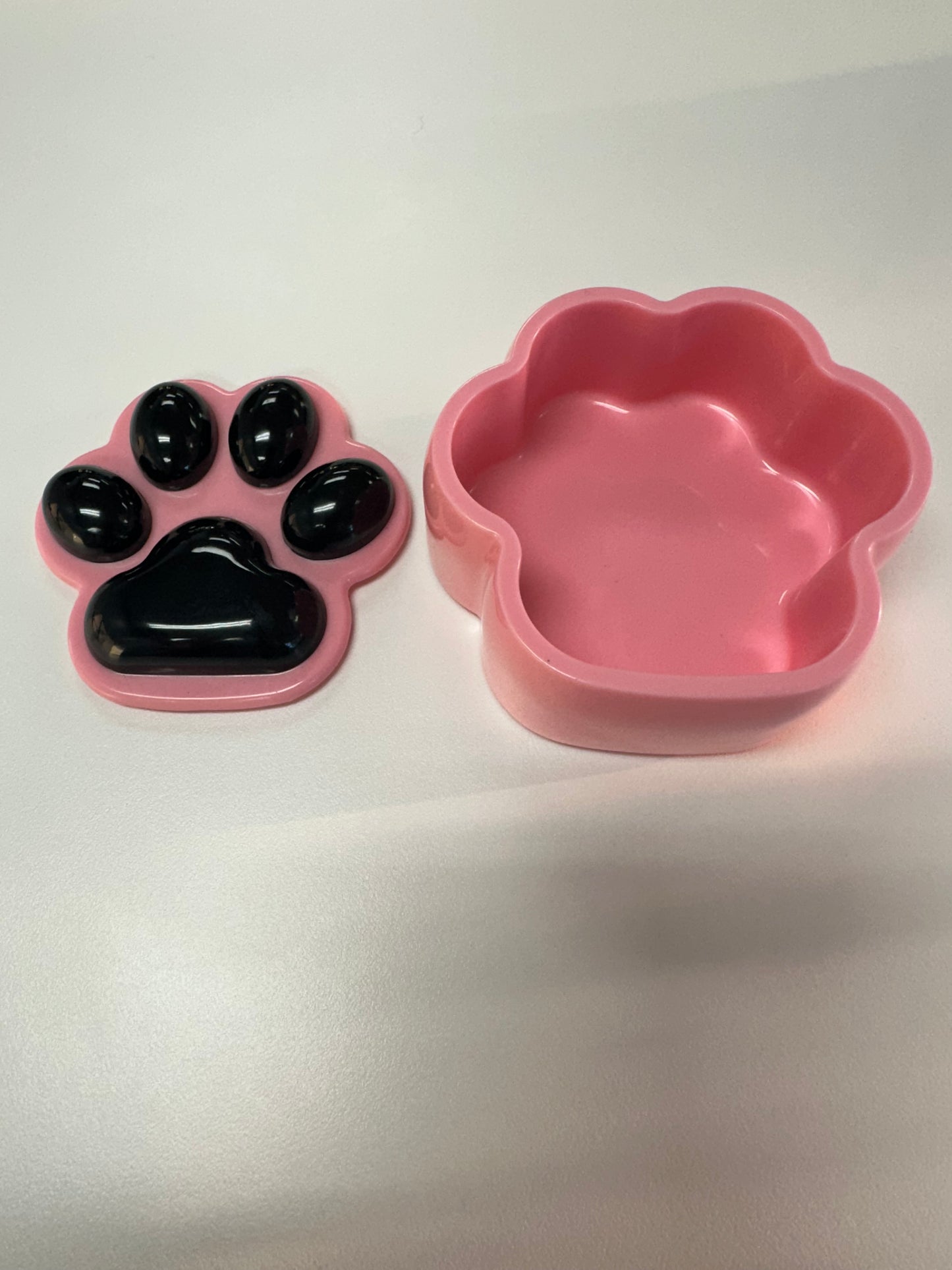 Resin Paw Print Trinket Box