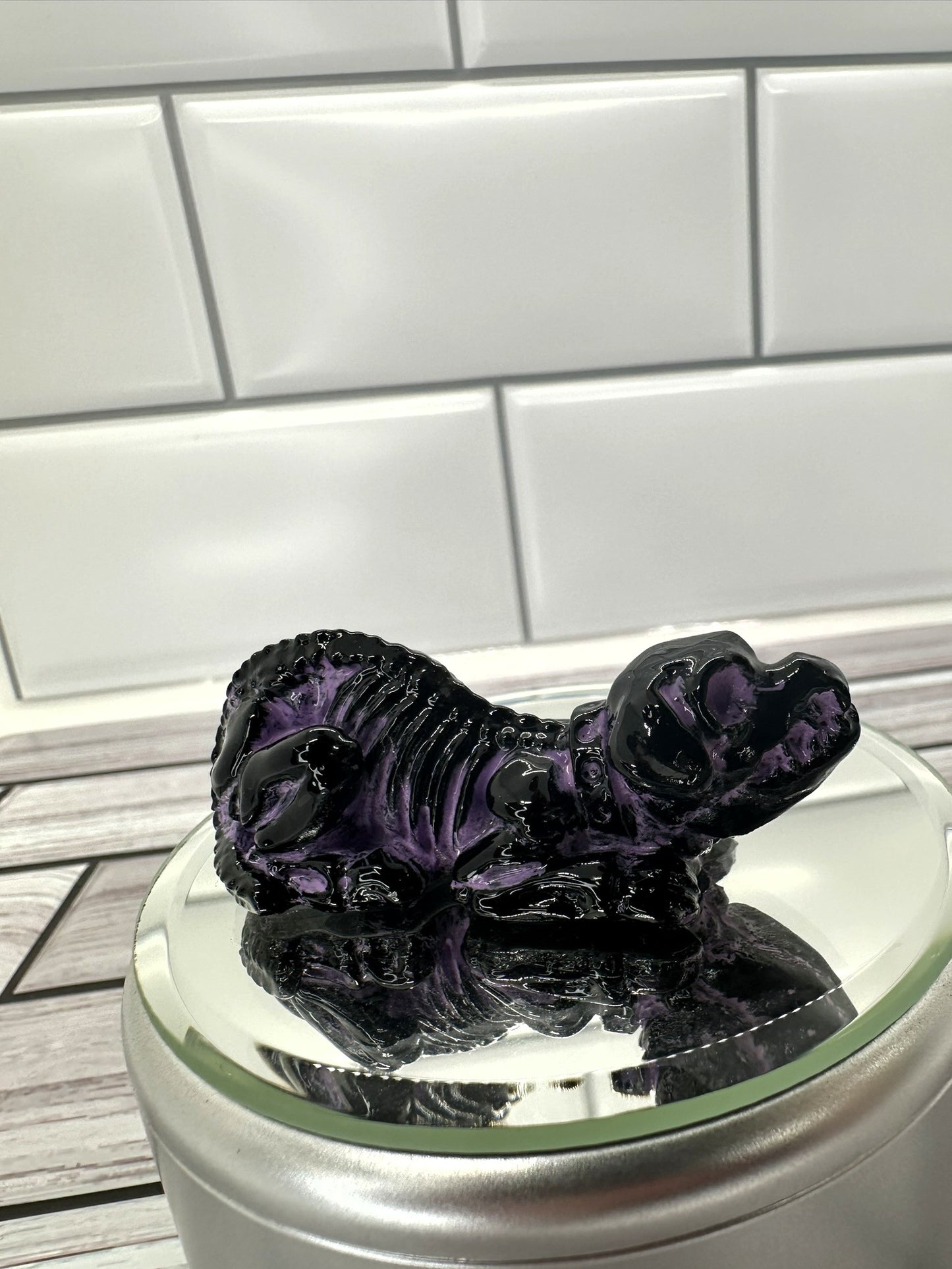 "Bones" The Dog Skeleton Resin Decor