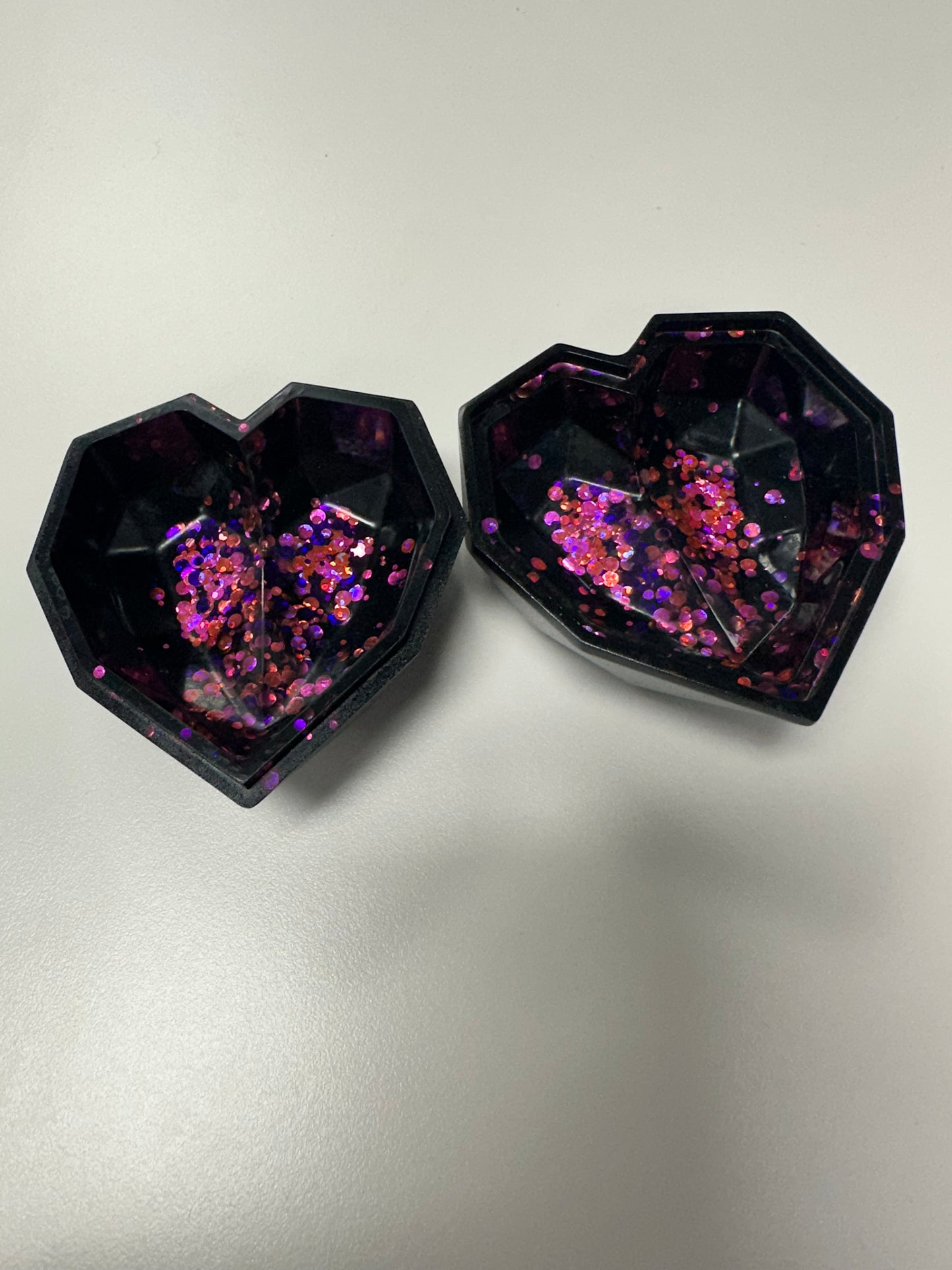 Cosmic Heart Resin Trinket Box