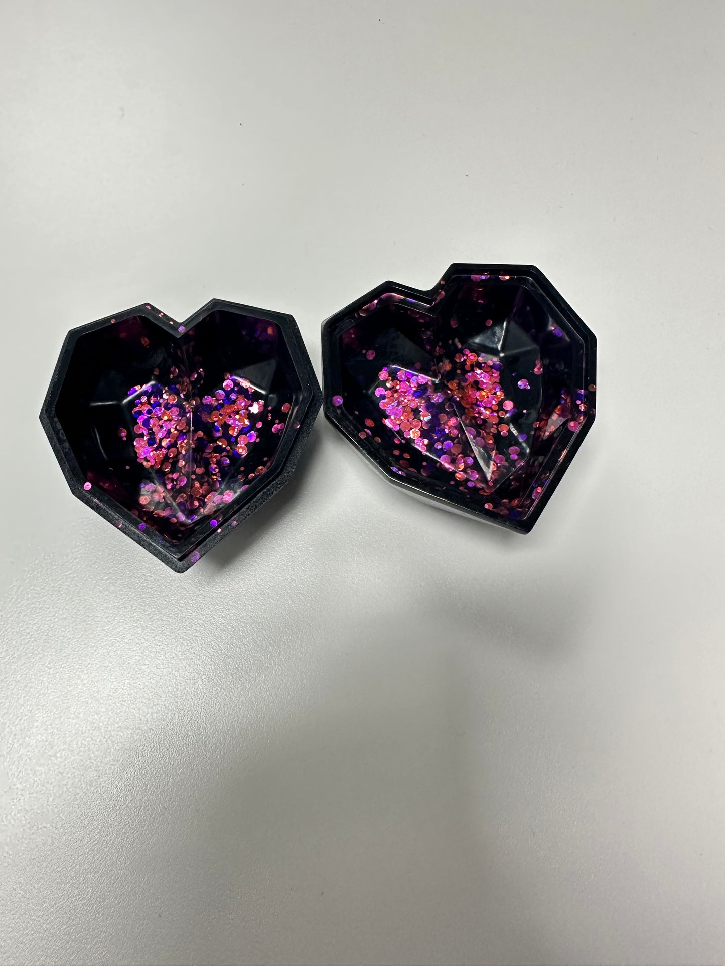 Cosmic Heart Resin Trinket Box