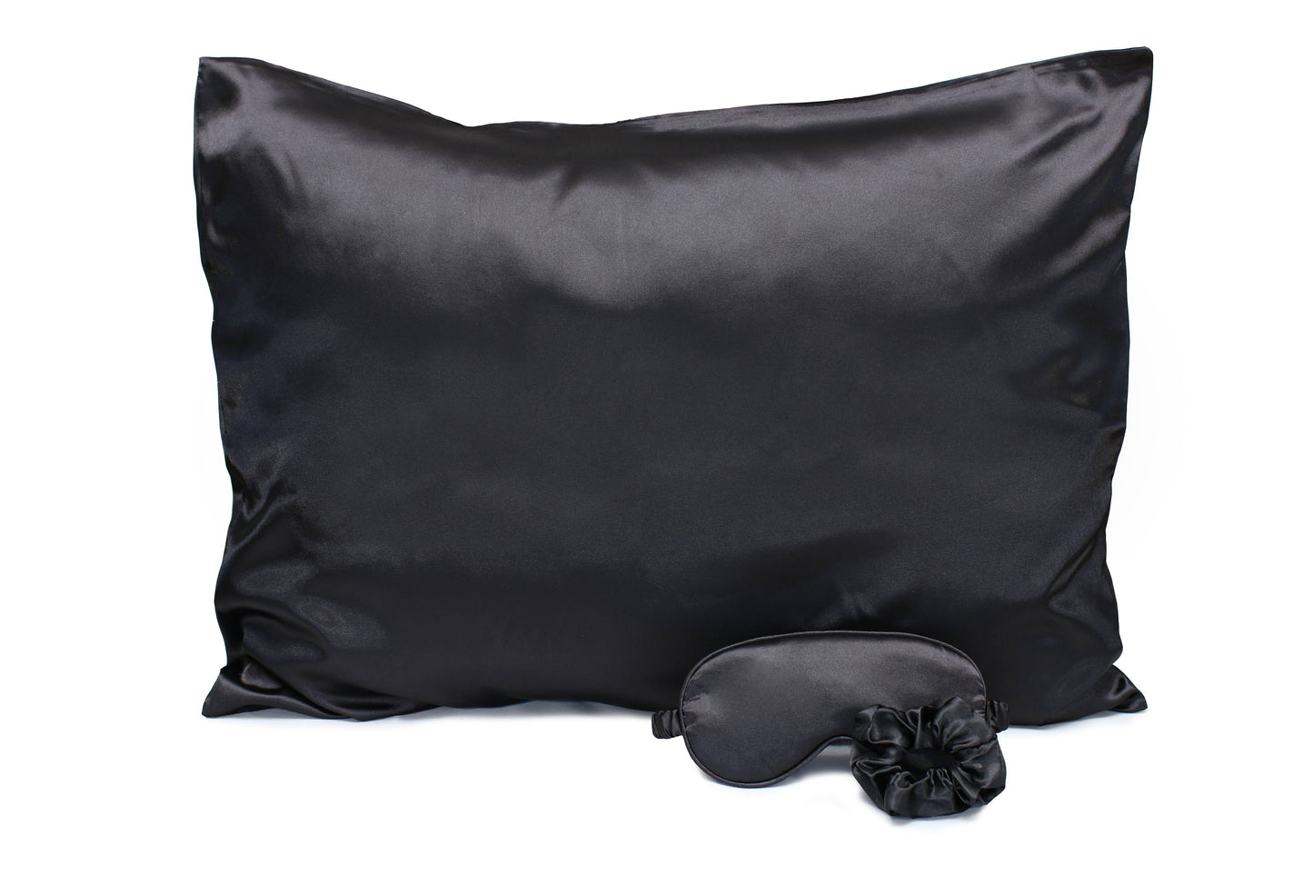 Ultimate Sleep Set Satin Pillowcase, Eye mask and Scrunchie: Pale Leopard