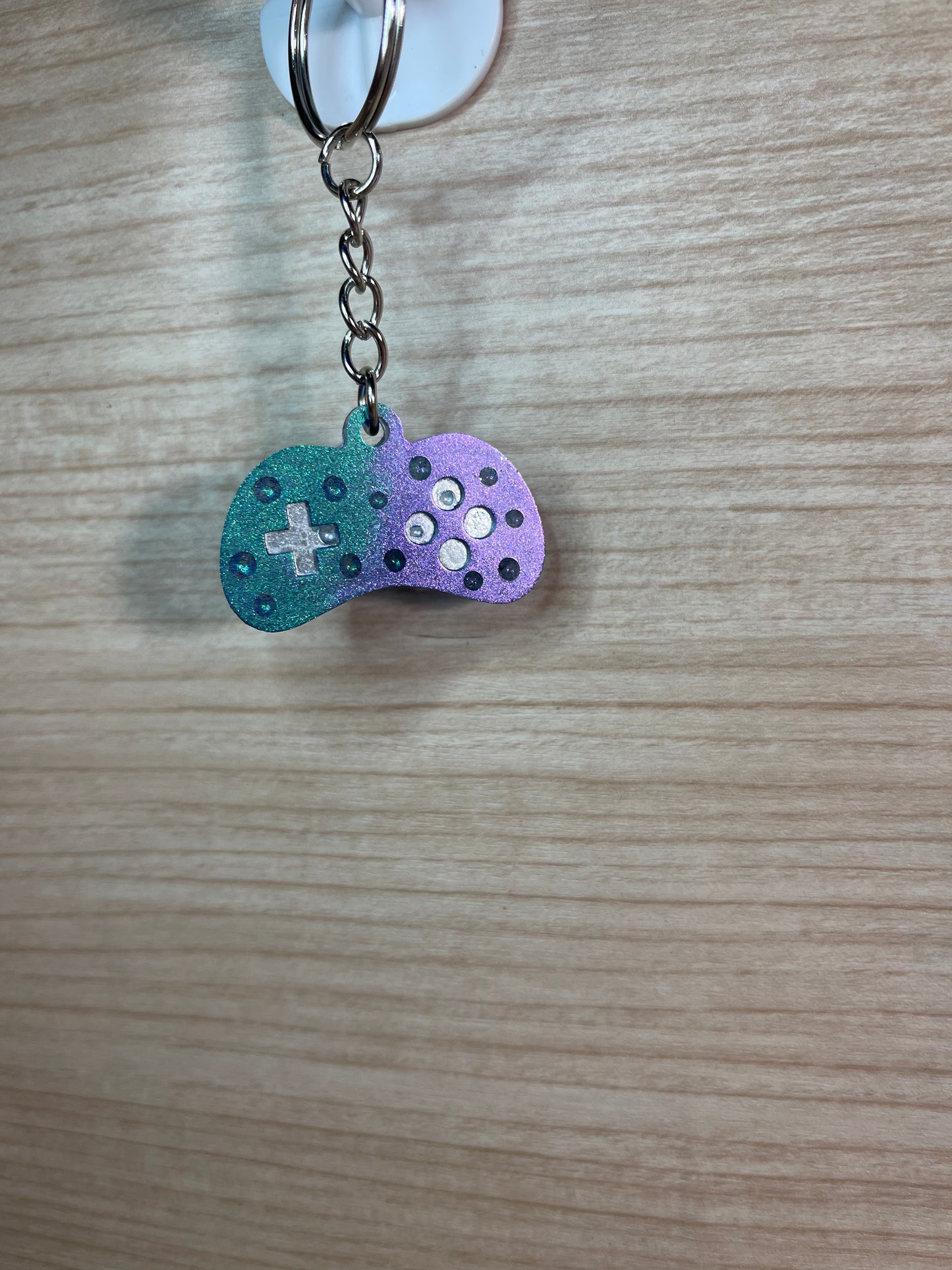 Raindrop Color Shift Gamer Keychain Controller