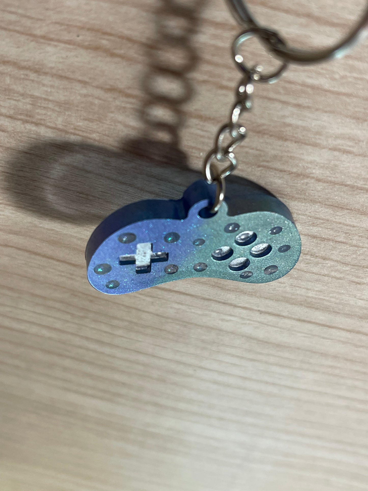 Raindrop Color Shift Gamer Keychain Controller